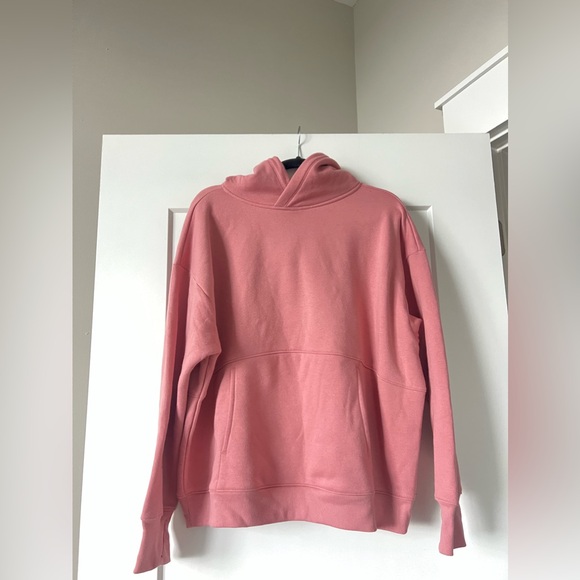 Salmon pink hoodie - Picture 1 of 2